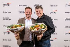 Danny Skovgård Skytte, ejerleder i DM Greenkeeping, og Bjørn Skalkam.