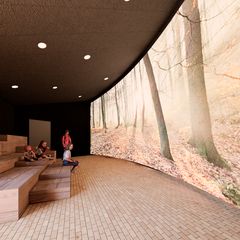 Insiturama hvor gæster kan lære mere om ZOOs projekter på seks kontinenter