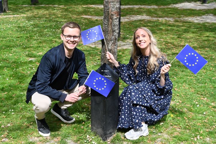 AKKC omdanner parken med De Syngende Træer til en festlig EU-park i forbindelse med EU-formandskabet i Aalborg