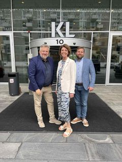 Lars Rønnov, kommerciel chef i AKKC, Tanja Markussen, Head of Business & Event i AKKC, Nicolaj Holm, direktør i AKKC
