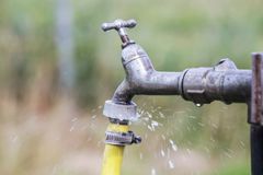 En utæt haveslange kan spilde op til 25 kubikmeter vand på en havesæson , mens en glemt sprinkler kan bruge store mængder vand på få sommermåneder. Det kan ende med at koste tusindvis af kroner på vandregningen. Foto: Brunata A/S