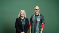 Nikolas Lyhne-Knudsen, Danske Spil og Marienne Benzon Nielsen, Børnecancerfonden.