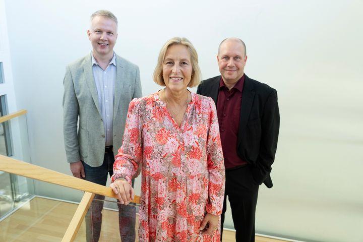 Næstformand Jakob Thorgaard, formand Dorrit Brandt og næstformand Steen Lund Olsen