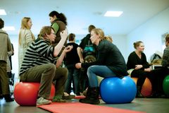 Pædagogstuderende hos VIA i Grenaa