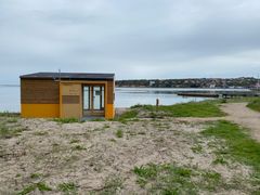 Billede af Demohus ved Lemvig Havn.