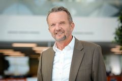 Martin Baltser, adm. direktør i Middelfart Sparekasse glæder over et stærkt første halvår i Middelfart Sparekasse.
