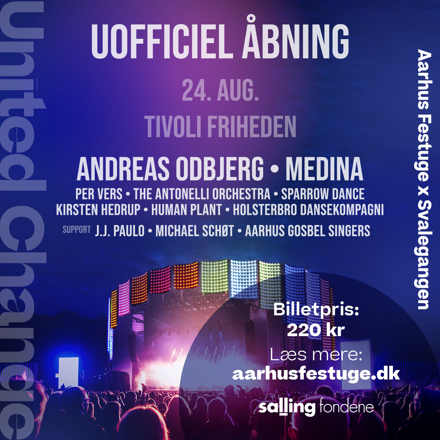 Andreas og Medina musikalske hovednavne til spektakulært verdensmålsshow | Aarhus Festuge